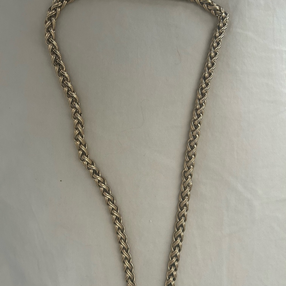 Gold Rope Chain Necklace - Picture 2 of 2